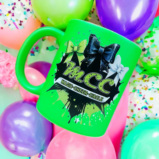 Tasse 330ml neon grün - MCC Design 3Bows
